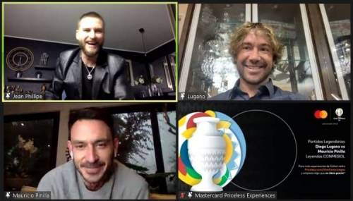 Pinilla y Lugano participaron de una experiencia Priceless de Mastercard 