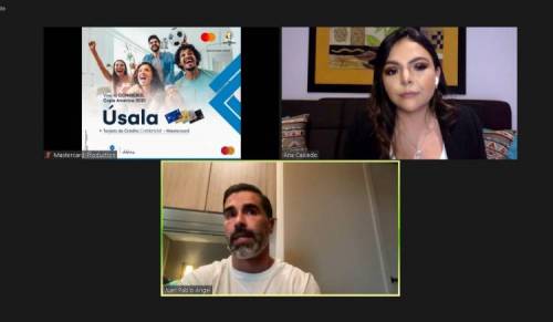 Juan Pablo Ángel y Anita Caicedo juntos para Mastercard y Banco de Occidente