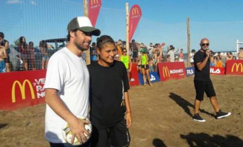 Mc Donald´s realizó una nueva clínica de fútbol para chicos en Pinamar