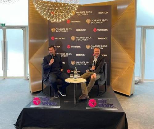 Luis Figo deslumbró a los invitados de TNT Sports