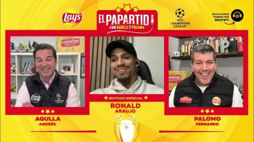 Ronald Araujo pasó por El Papartido de Lay´s Latam