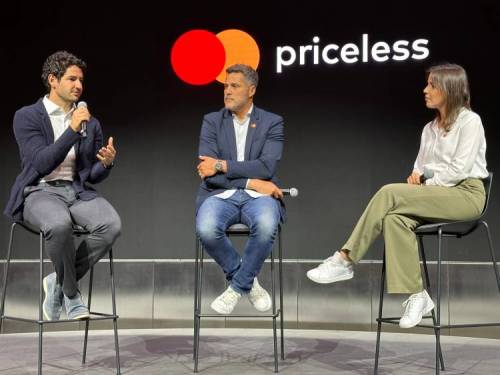 Júlio César y Alexandre Pato despidieron a los invitados Mastercard en Múnich