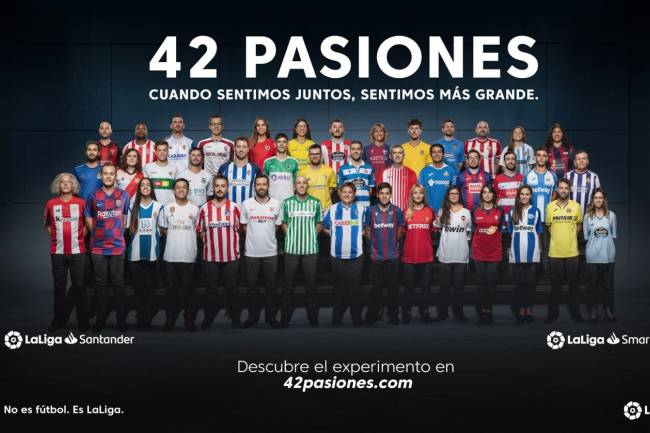 LaLiga puso en marcha el experimento “42 Pasiones”