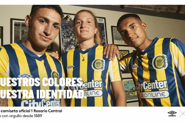 Umbro presenta la nueva camiseta titular de Rosario Central 