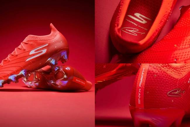 Skechers homenajea a Harry Kane con unos botines edición especial