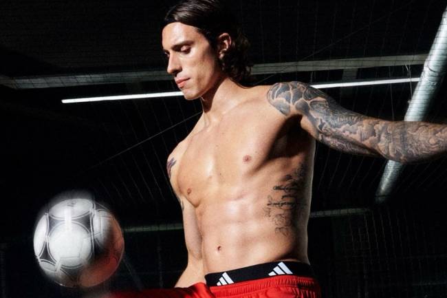 Ricardo Calafiori becomes the first official underwear ambassador in Adidas history