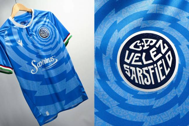 Vélez Sarsfield y Macron presentaron una nueva camiseta especial