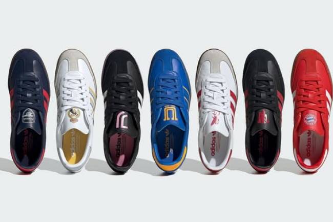 Adidas reveló una línea de zapatillas de sus principales clubes en el mundo