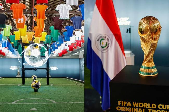 CONMEBOL launched an exhibition for FIFA's 120th anniversary