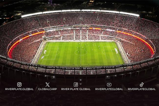 River Plate launches its new international social media accounts