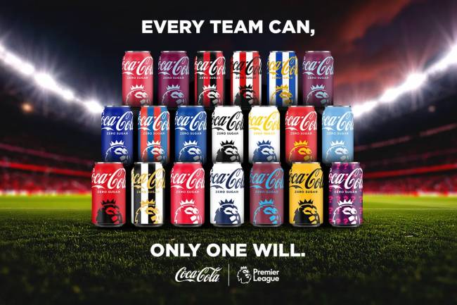 Coca-Cola anunció su alianza con la Premier League