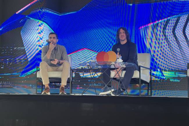 Carles Puyol participated in a meet & greet with Mastercard in Guatemala