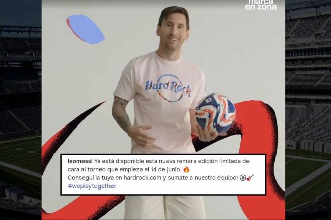 The marketing nuance in Messi's new Hard Rock Cafe collab