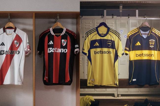 Adidas unveils new River Plate and Boca Juniors jerseys