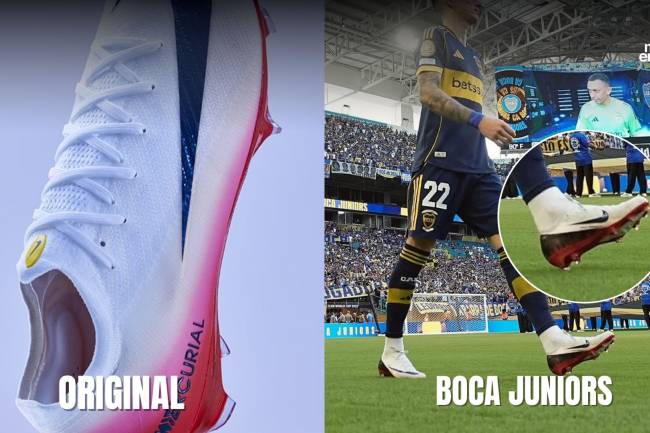 La particularidad en los botines de los jugadores de Boca Juniors