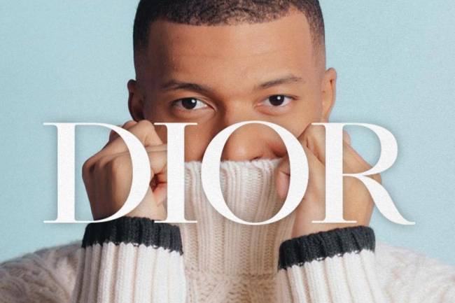 Kylian Mbappé se convirtió en embajador oficial de Dior