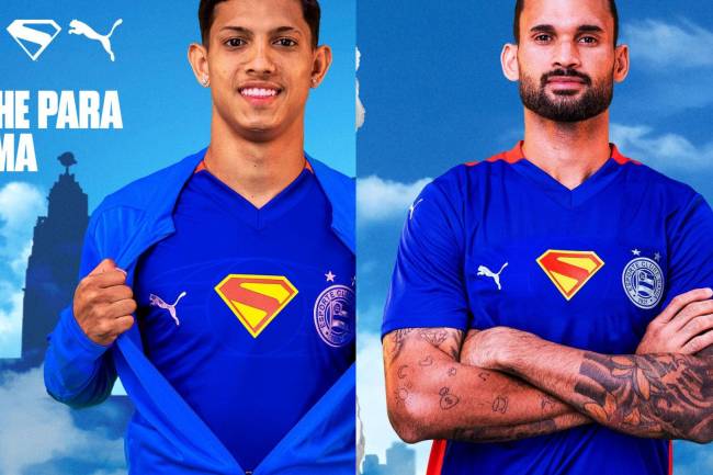 Puma y EC Bahia presentaron una camiseta en colaboración con Warner Bros
