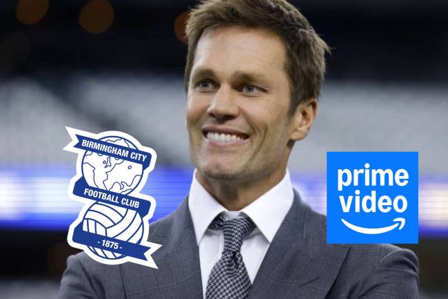 Prime Video announced the launch of a series about Tom Brady and Birmingham City