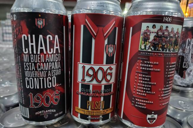 Chacarita Juniors presentó su propia cerveza