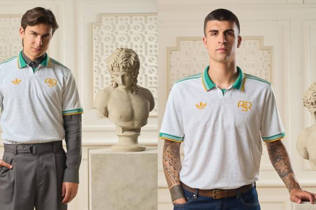 Adidas has unveiled AS Roma’s third kit, inspired by the Italian capital