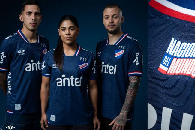 Umbro y Nacional presentaron una nueva camiseta diseñada por hinchas