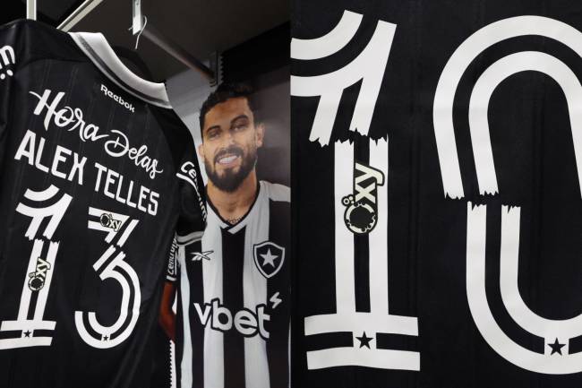 Botafogo modificó su camiseta por una campaña contra la violencia de género