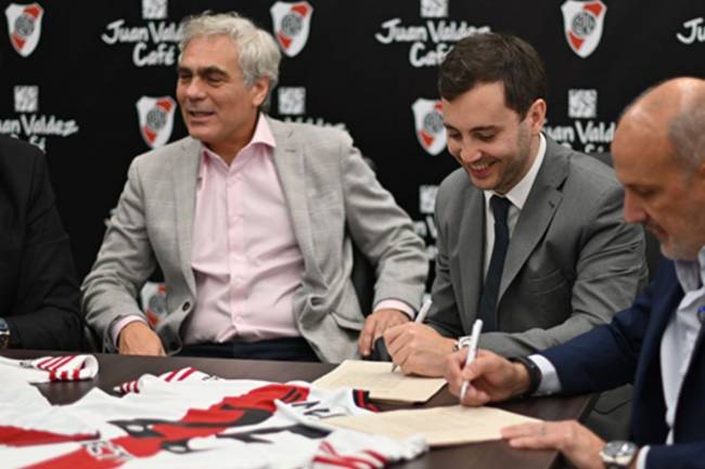 River announced an alliance with Juan Valdez Café