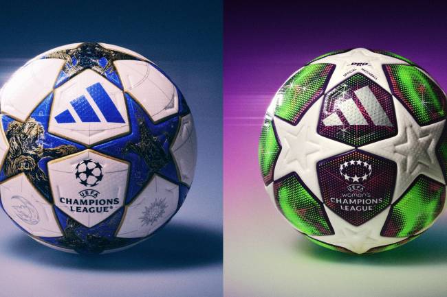 Adidas unveiled the new UEFA Champions League and Women's Champions League match balls