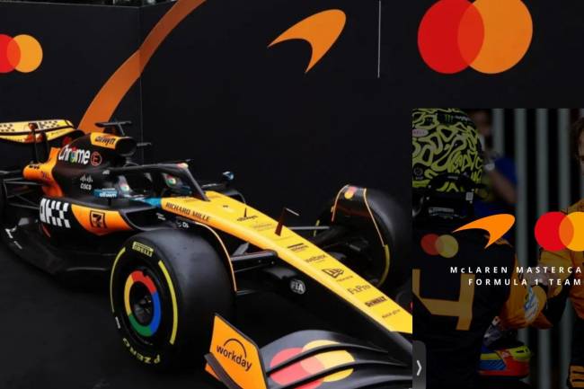 Mastercard will put its name on the McLaren F1 team