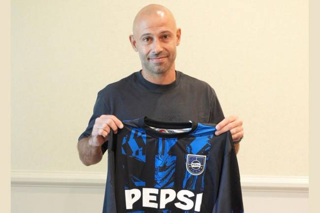 Javier Mascherano sorprendió a los invitados de Pepsico en Miami