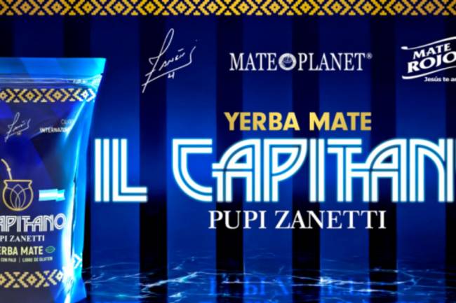 Javier Zanetti le puso su nombre a una yerba mate que se venderá en Europa
