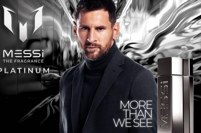 Lionel Messi lanzó una nueva fragancia para su perfume “Messi Fragrances”