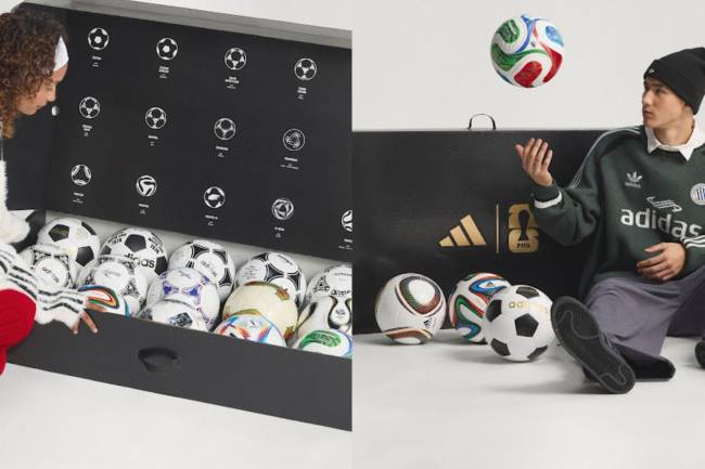 Adidas lanzará una colección de pelotas históricas del Mundial