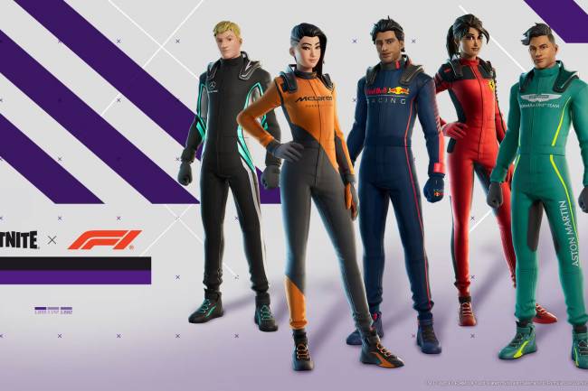 La F1 llega al mundo de Fortnite