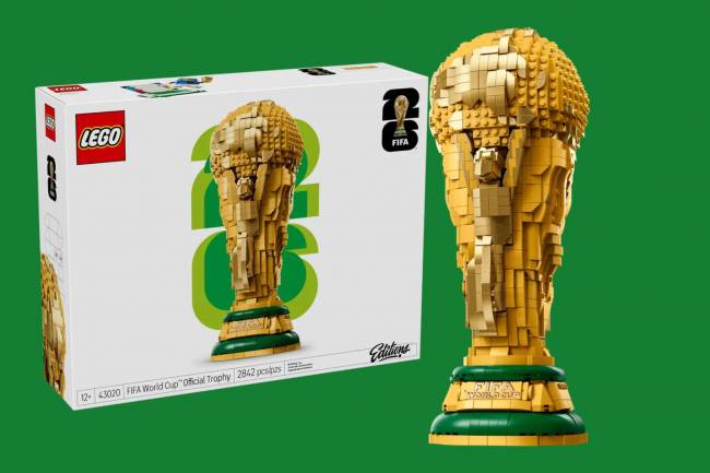 LEGO lanzará una réplica tamaño real de la Copa del Mundo