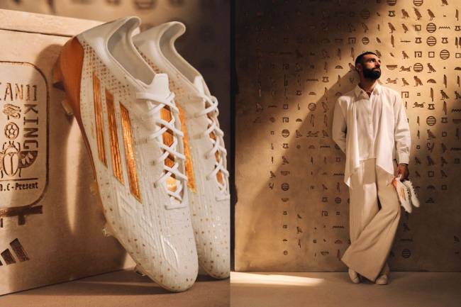 Adidas unveils special edition boots for Mohamed Salah