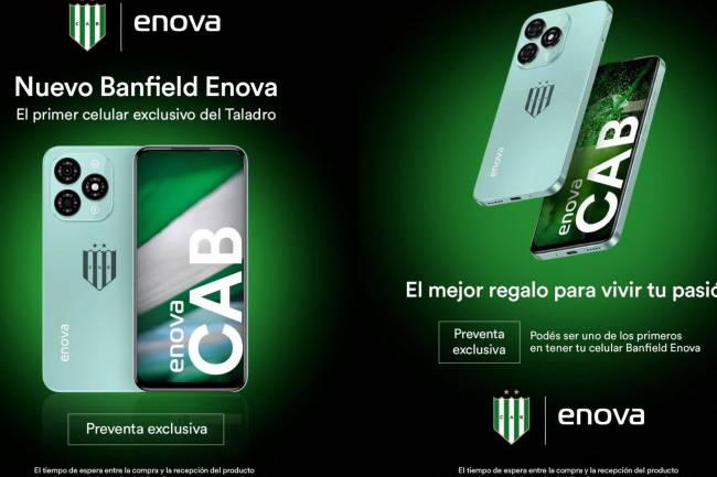  Banfield presentó su propio modelo de celular