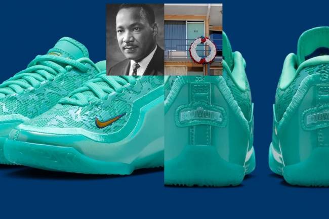 Lebron James rinde homenaje a Martin Luther King con sus nuevas zapatillas