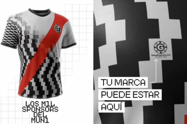 Un club peruano lanzó una campaña para conseguir mil sponsors