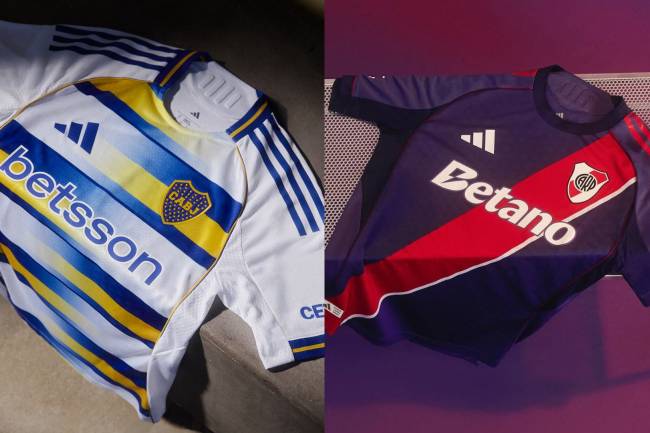 Adidas unveils new jerseys for Boca Juniors and River Plate