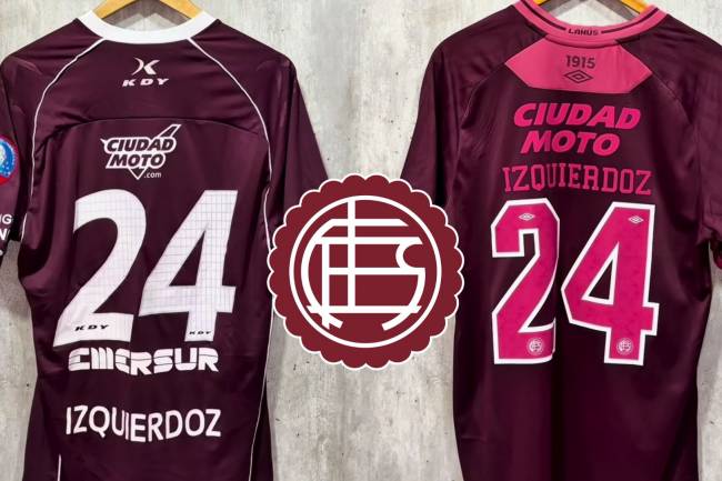 Lanús announces the return of a historic sponsor for the CONMEBOL Recopa