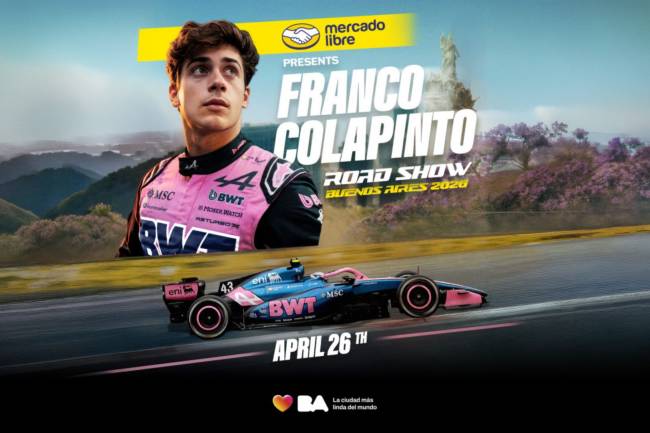 Mercado Libre brings Franco Colapinto to race in Argentina for the first time