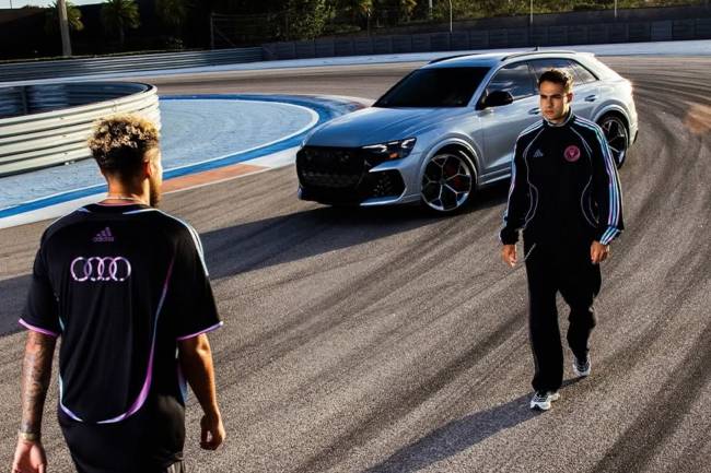 Adidas unió a Inter Miami y Audi en una colección especial