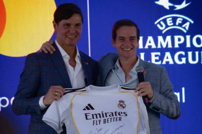 Fernando Redondo sorprendió a los invitados Mastercard de Guatemala