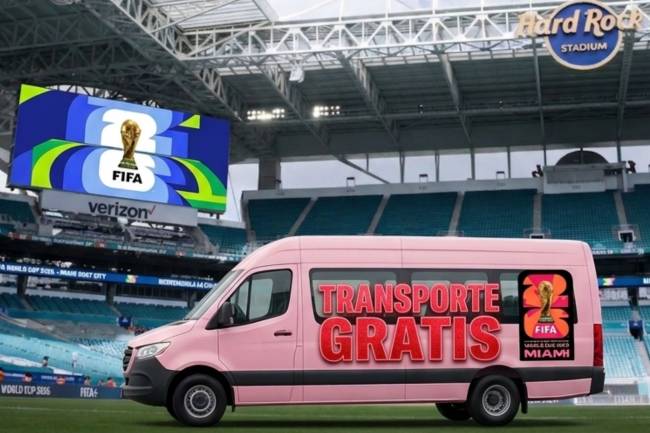 Miami ofrecerá transporte gratuito durante el Mundial 2026