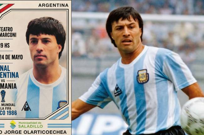 Saladillo revive el Mundial 1986 en homenaje al "Vasco" Olarticoechea