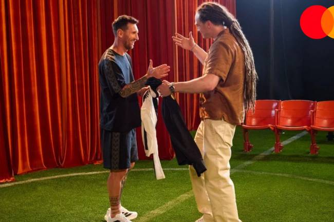 Lionel Messi stars in an emotional activation alongside Mastercard
