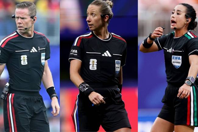 Match officials from World Cup host nations wear special-edition jerseys
