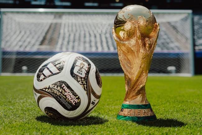 Adidas unveils the official match ball for the World Cup Final