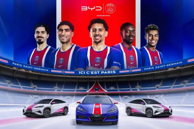 Paris Saint-Germain announces electric car company as new sponsor